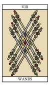 The Eight of Wands