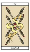 The Four of Wands