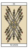 The Nine of Wands