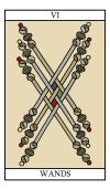 The Six of Wands