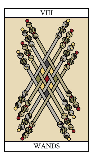 The Eight of Wands