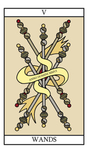 The Five of Wands