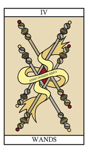 The Four of Wands