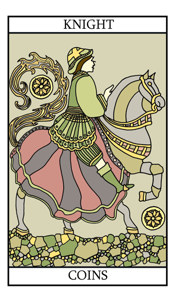 The Knight of Pentacles (Coins)
