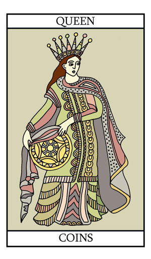 The Queen of Pentacles (Coins)