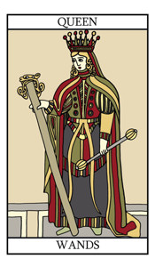 Queen of Wands Tarot Card Meanings