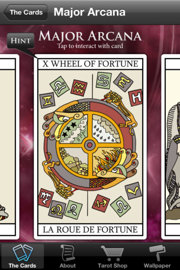 Tarot Card Readings App for iPhone and iPad screen