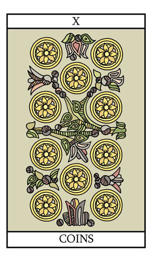 The Ten of Pentacles (Coins)