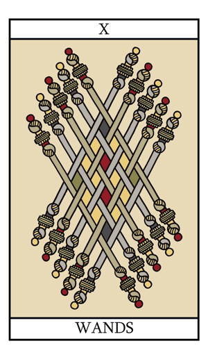 The Ten of Wands