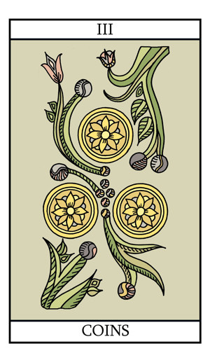 The Three of Pentacles (Coins)